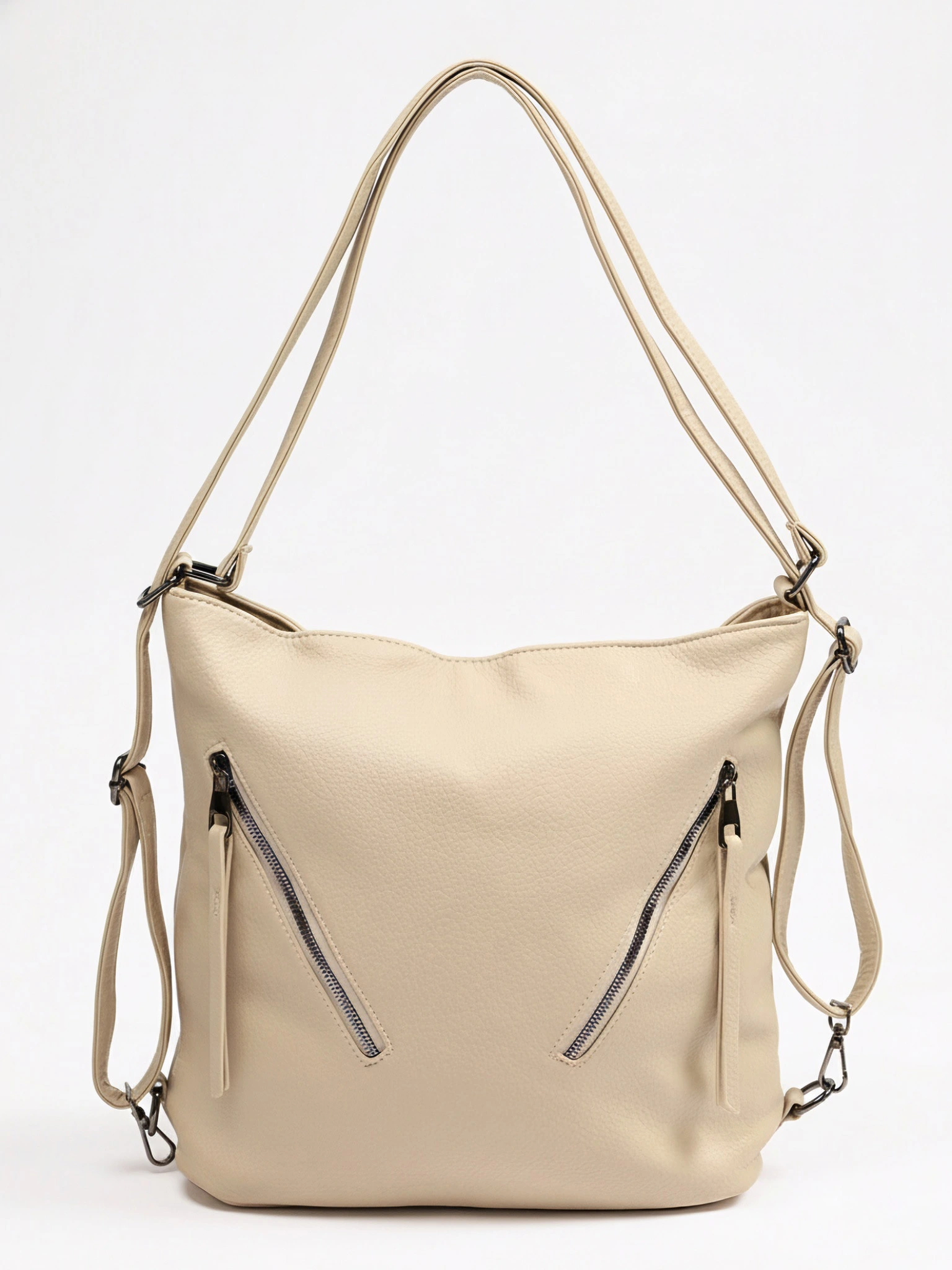 Сумка-шоппер  с регулируемыми ручками и декоративными пуллерами в ассортименте